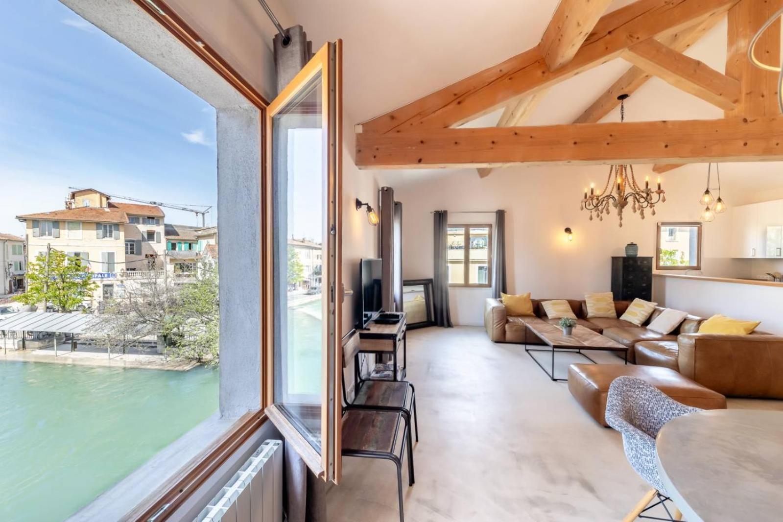 Olive- Vaste Appartement Donnant Sur La Sorgue LʼIsle-sur-la-Sorgue Exterior foto